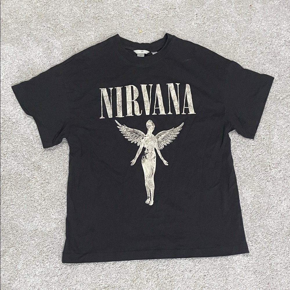 Black Nirvana Graphic T-Shirt